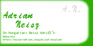 adrian neisz business card